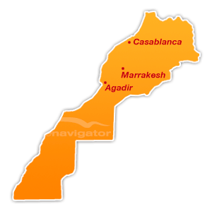 landkarte marokko