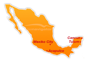 mexiko landkarte