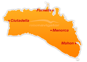 Menorca Landkarte